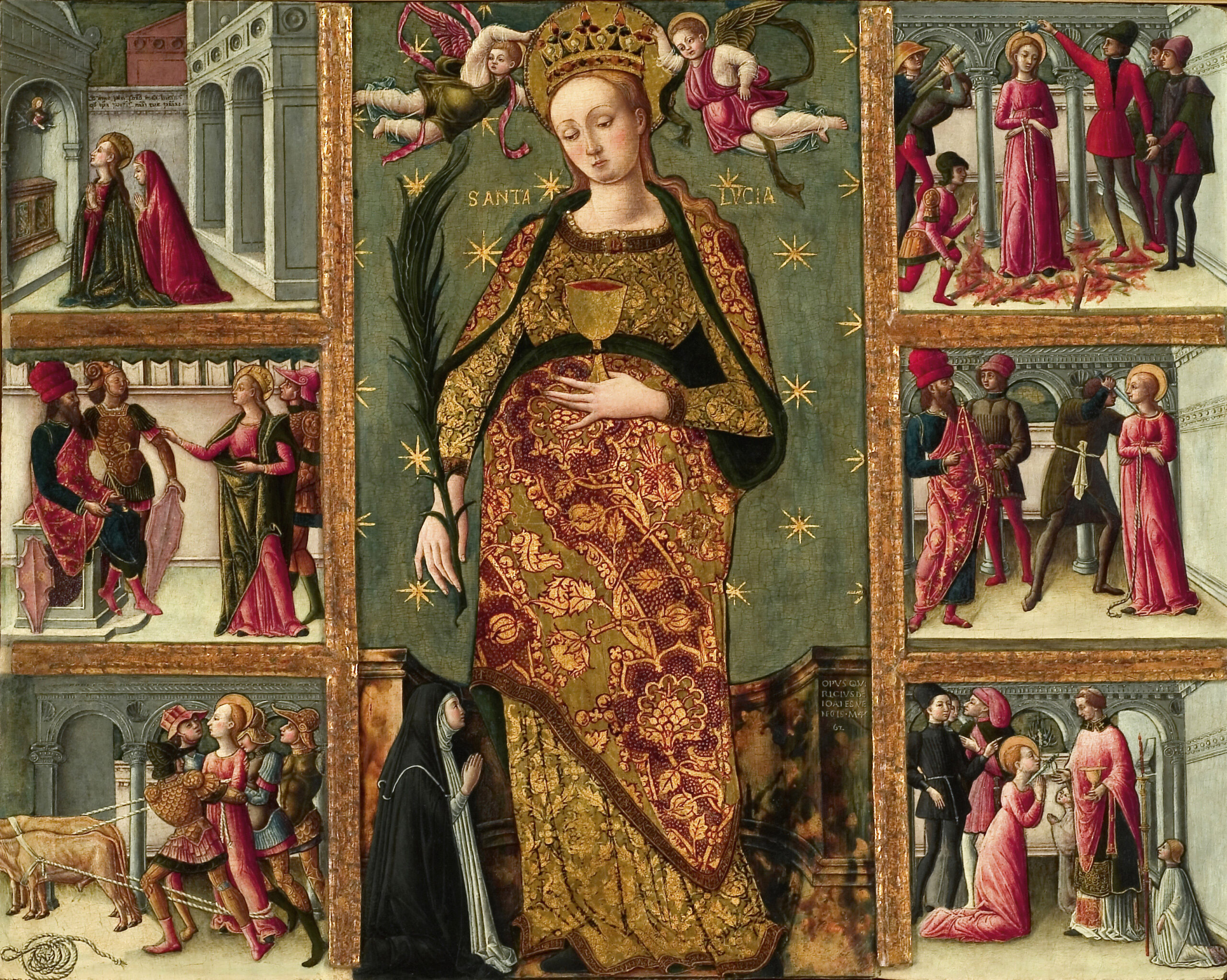Santa Lucia e storie della sua vita 